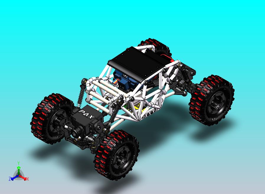 钢管越野车详图