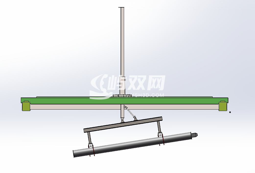 三轴龙门桁架机械手管材搬运