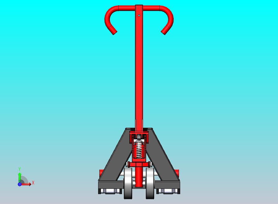 手动液压装卸叉车（拖板车）