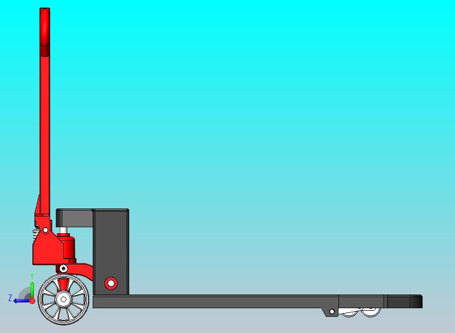 手动液压装卸叉车（拖板车）