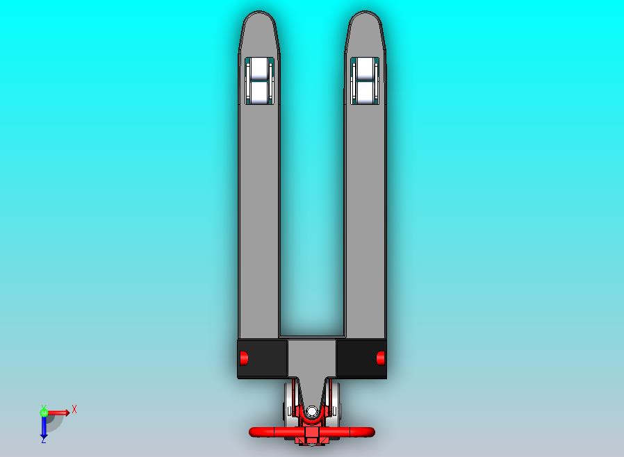 手动液压装卸叉车（拖板车）