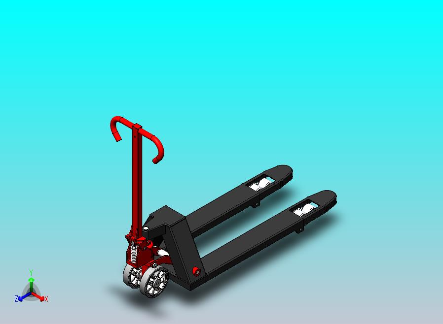 手动液压装卸叉车（拖板车）