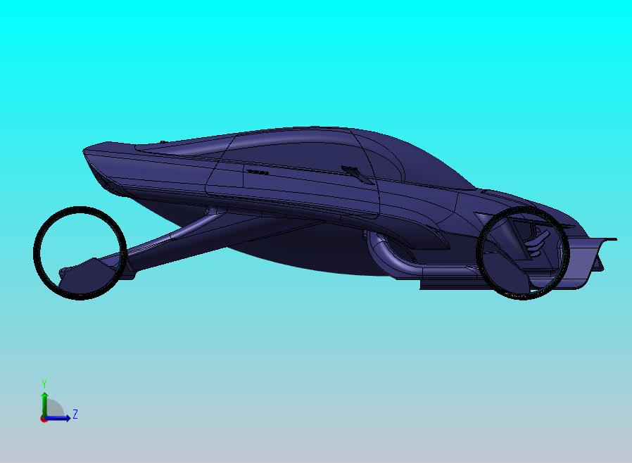 新型概念车模型