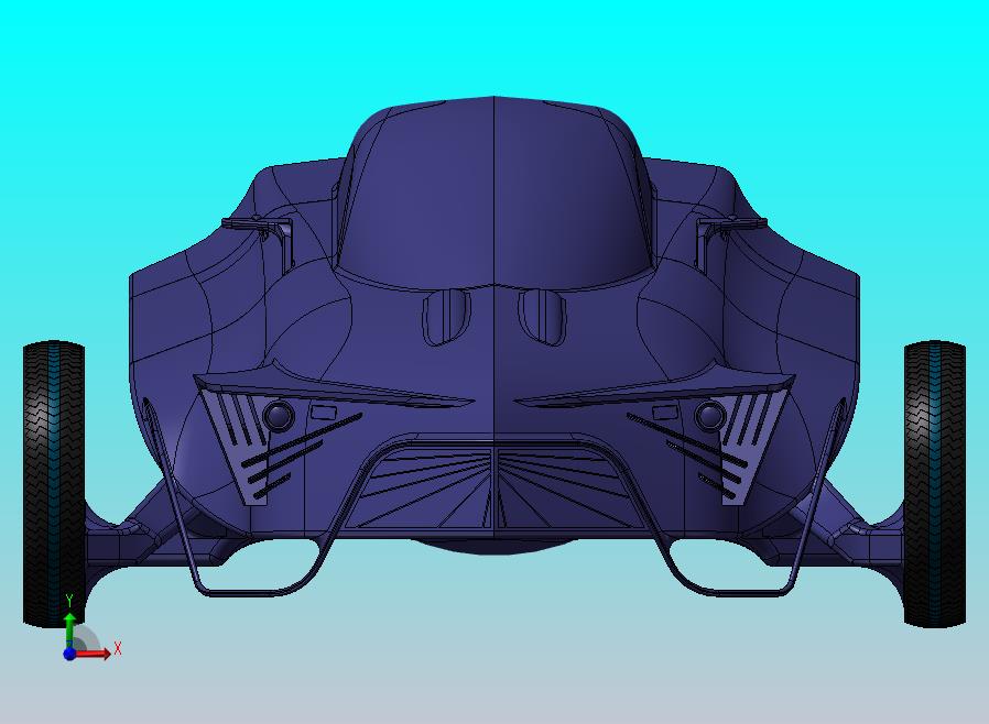 新型概念车模型
