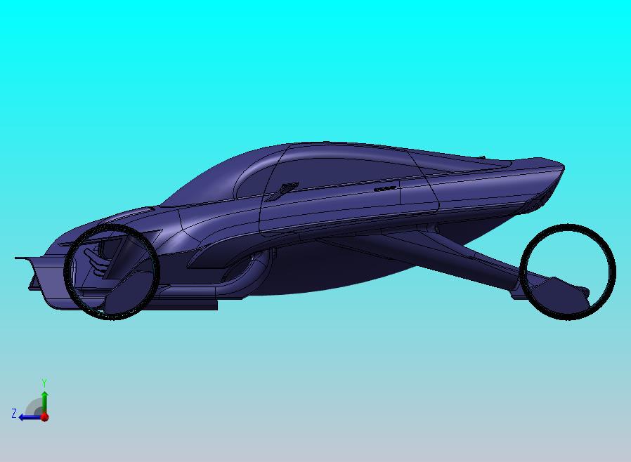 新型概念车模型