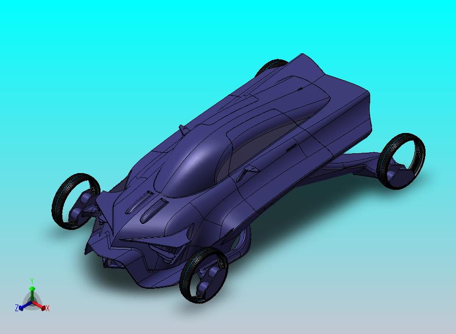 新型概念车模型