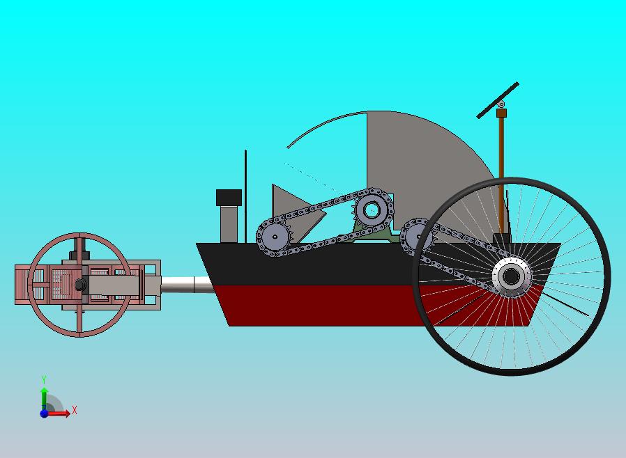 太阳能水车灌溉工具