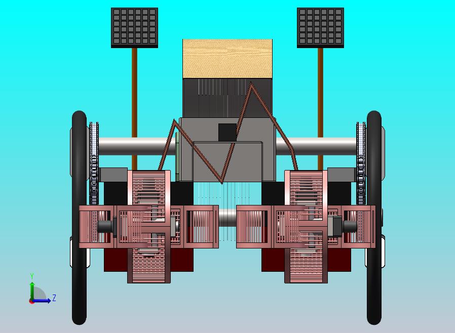 太阳能水车灌溉工具