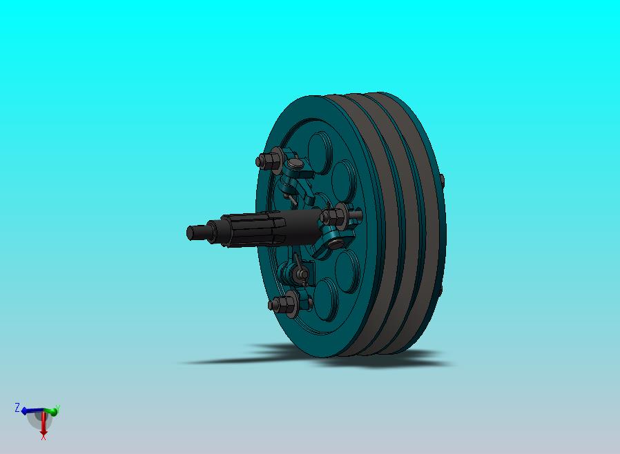 拖拉机离合器详图