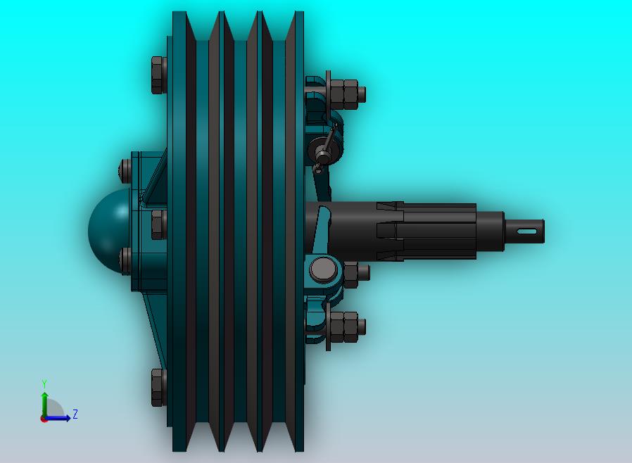 拖拉机离合器详图