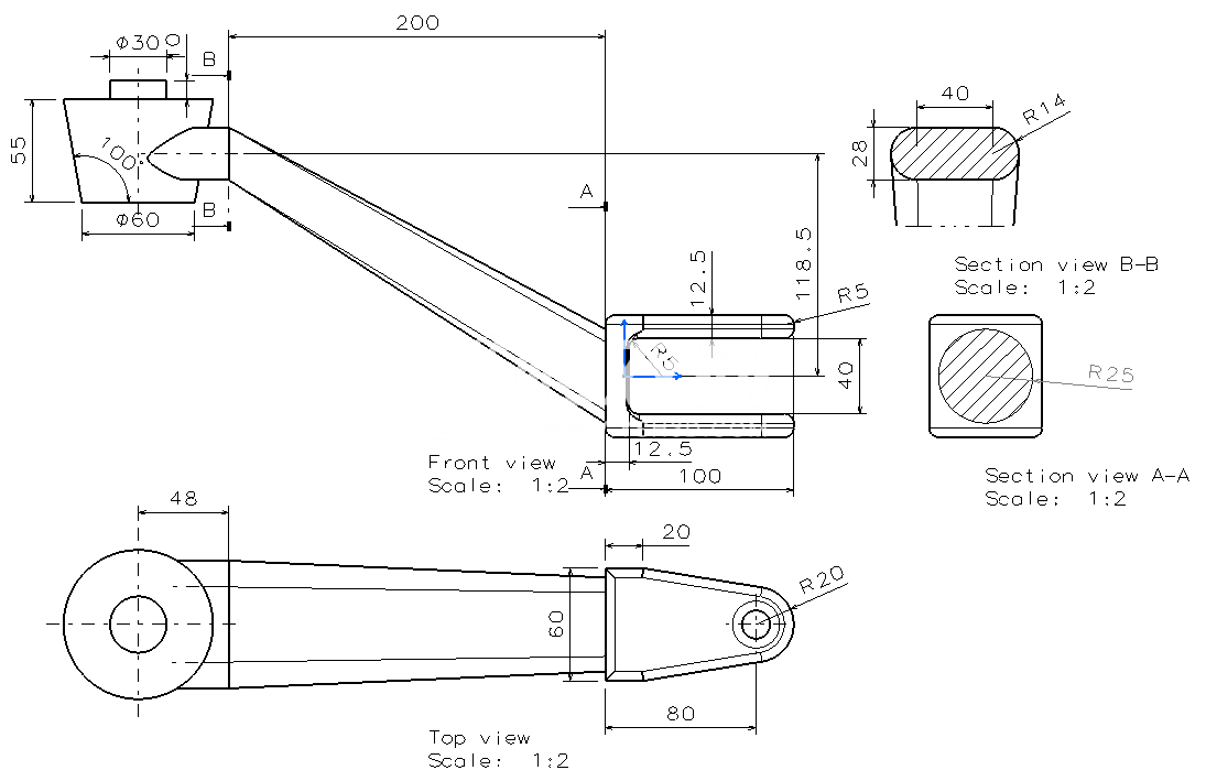 拖拉机车头模型