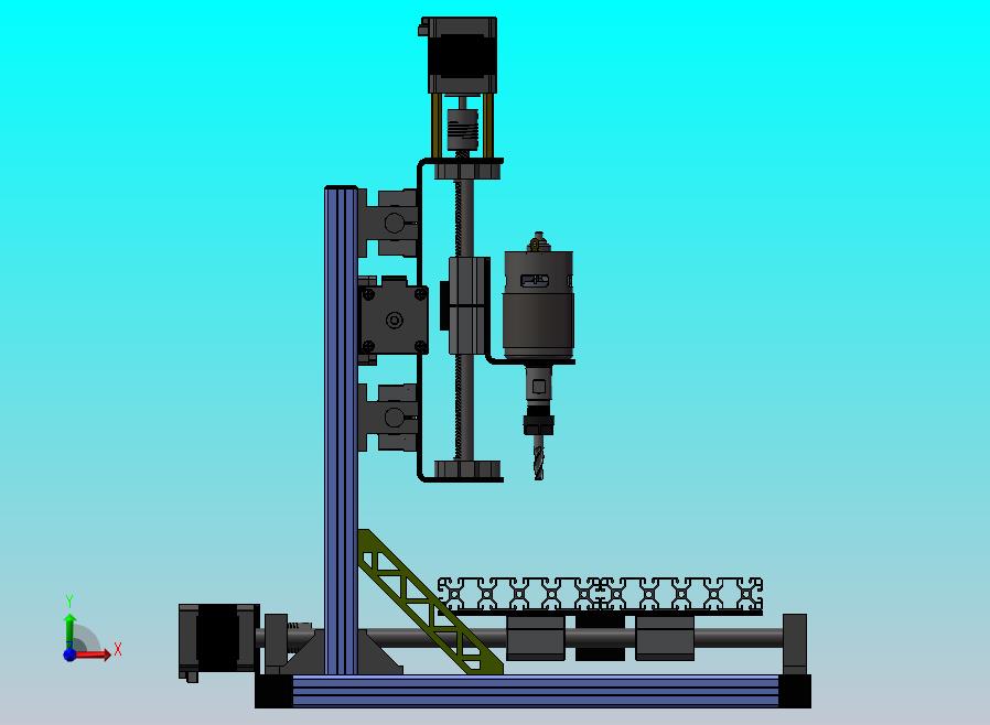 小型数控铣床模型
