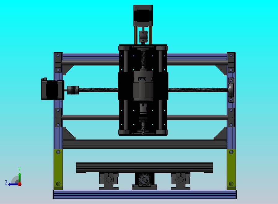 小型数控铣床模型