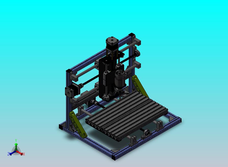 小型数控铣床模型