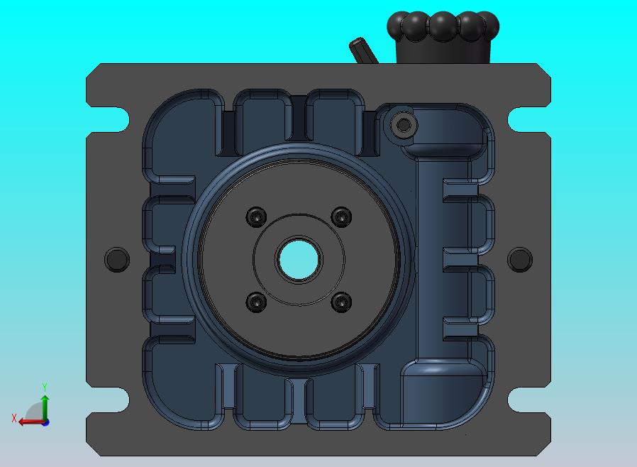 蜗轮蜗杆驱动200mm转台