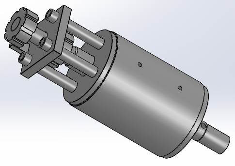圆形双作用液压缸（带调节行程）140x45x50mm