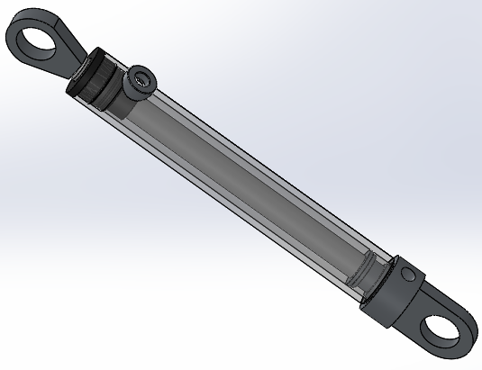 焊接式液压缸（前后安装）63x40x415 mm