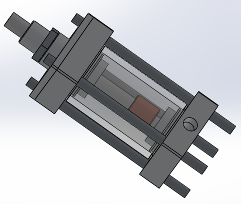 横拉杆气缸32x10x25 mm