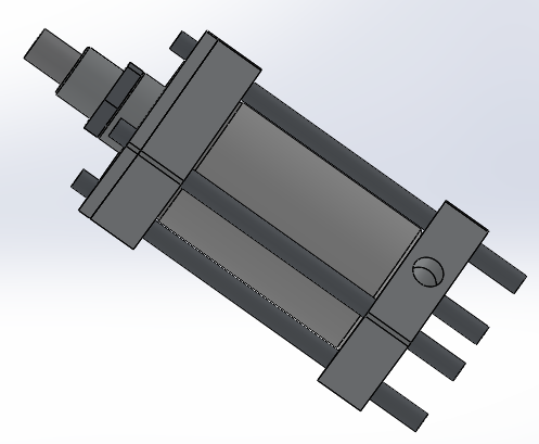 横拉杆气缸32x10x25 mm