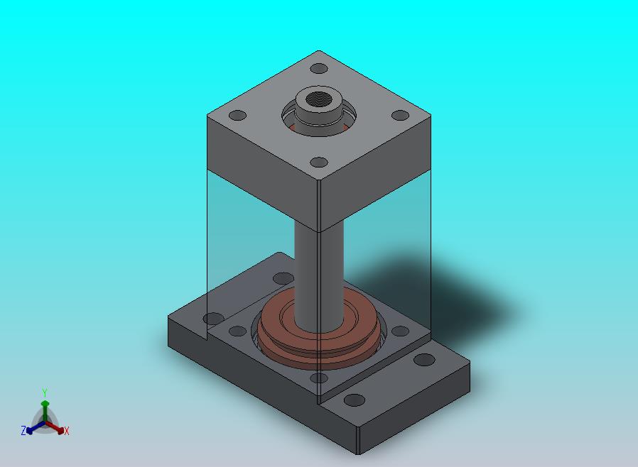 专用气缸（后法兰固定）50x20x80mm (1)