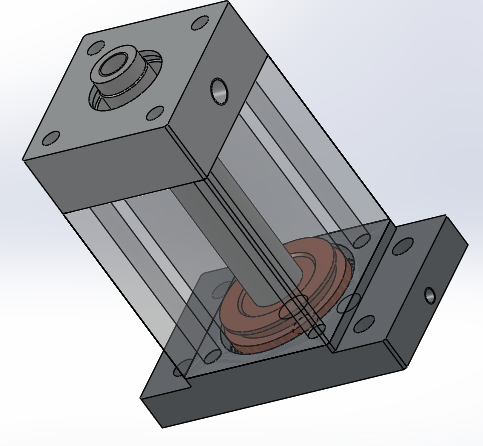 专用气缸（后法兰固定）50x20x80mm (1)