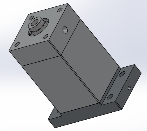 专用气缸（后法兰固定）50x20x80mm (1)