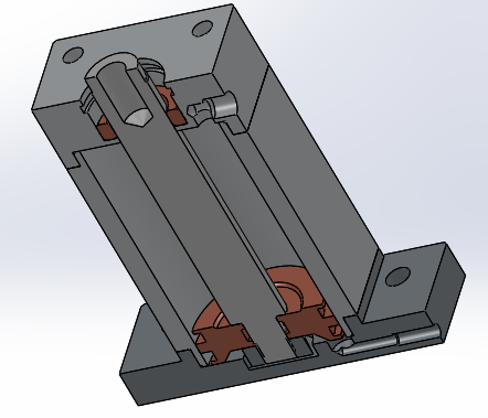 专用气缸（后法兰固定）50x20x80mm (1)