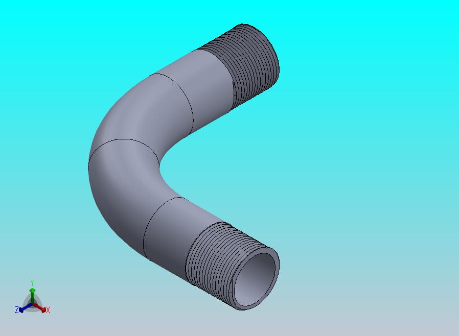 33mm电气导管曲线