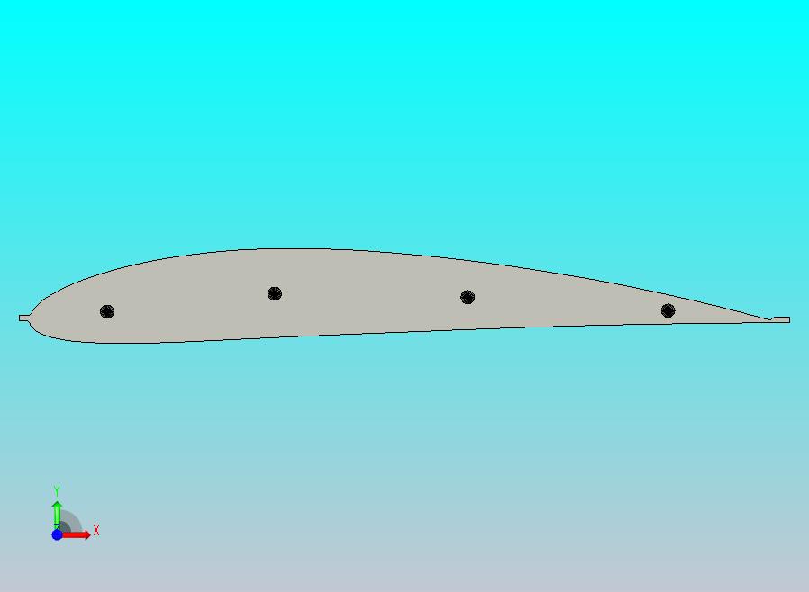 遥控飞机翼型件