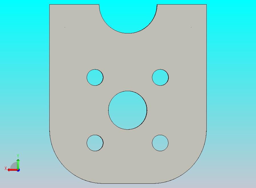 1306 遥控玩具电机支架