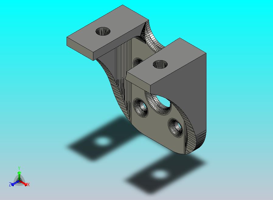 1306 遥控玩具电机支架