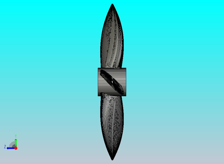 螺旋桨，4叶推进器