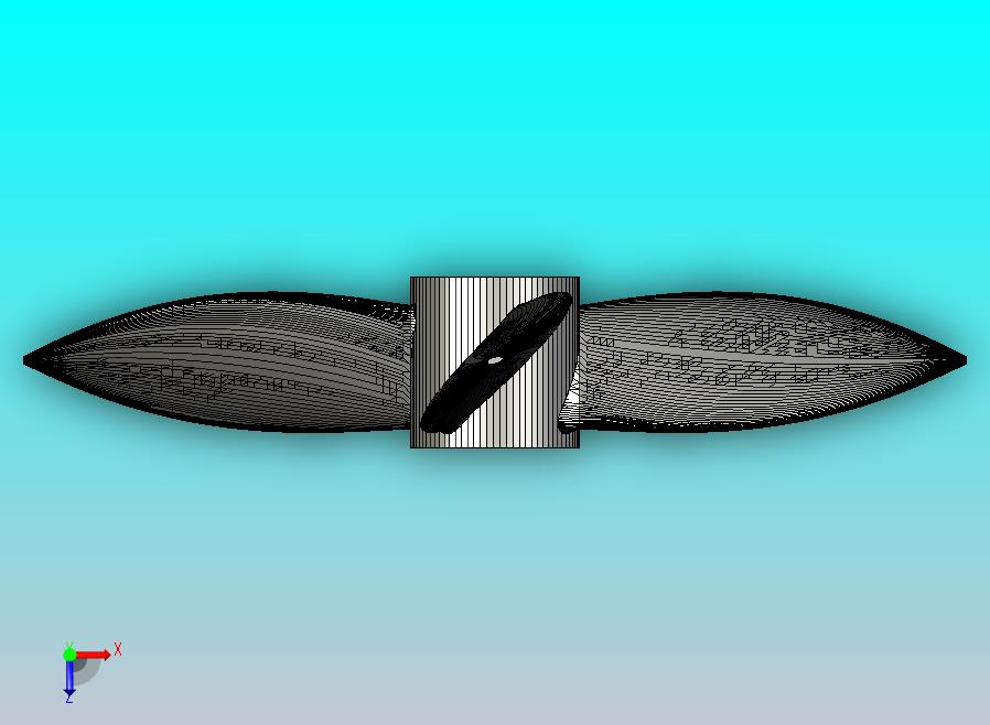 螺旋桨，4叶推进器