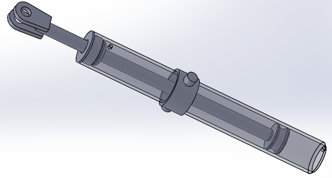 焊接式液压缸（带Turonnion安装）125x55x1000 mm