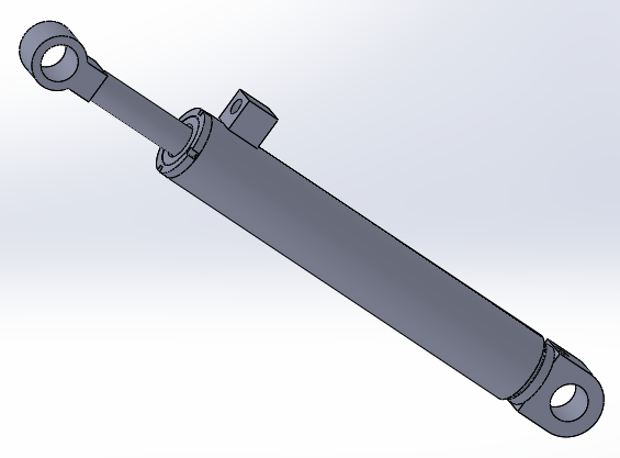 焊接式液压缸（前后安装）90x45x455 mm