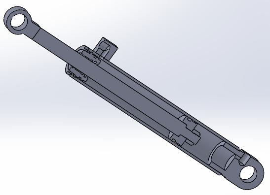 焊接式液压缸（前后安装）90x45x455 mm