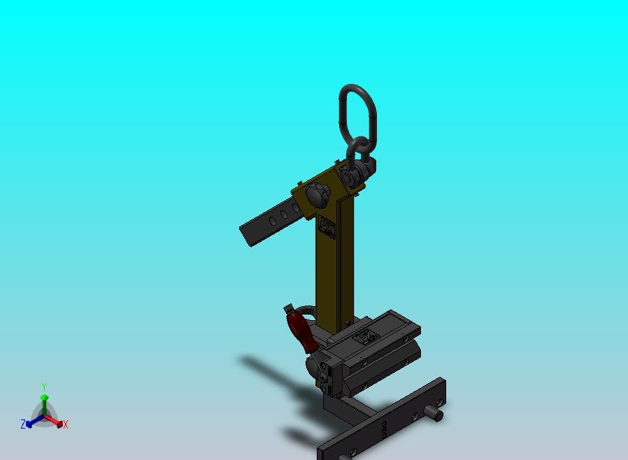 可调节永磁吊钩