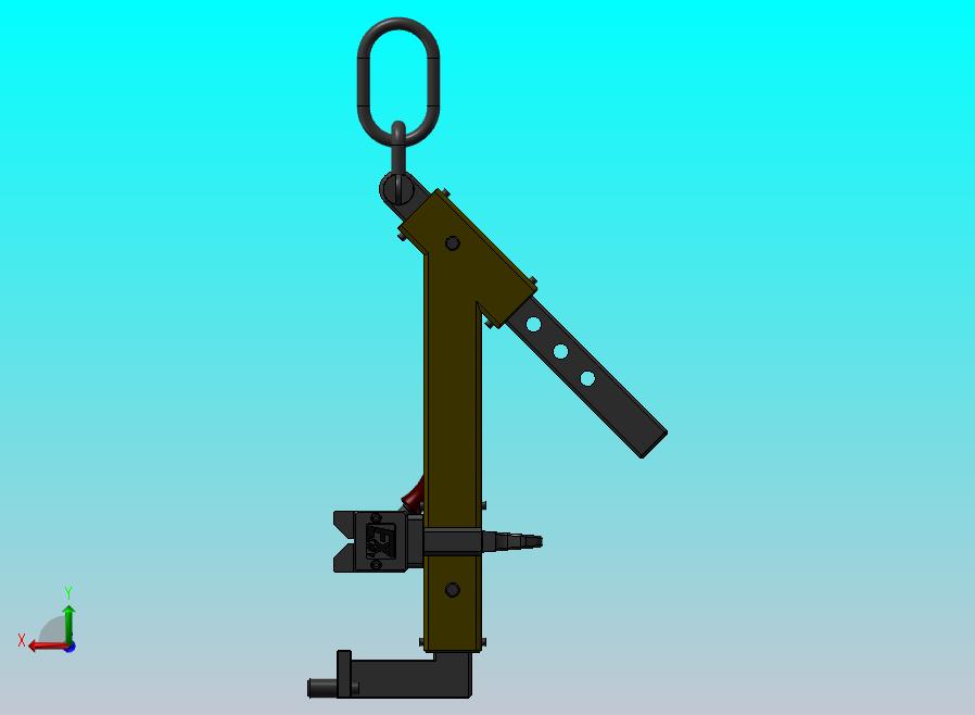 可调节永磁吊钩