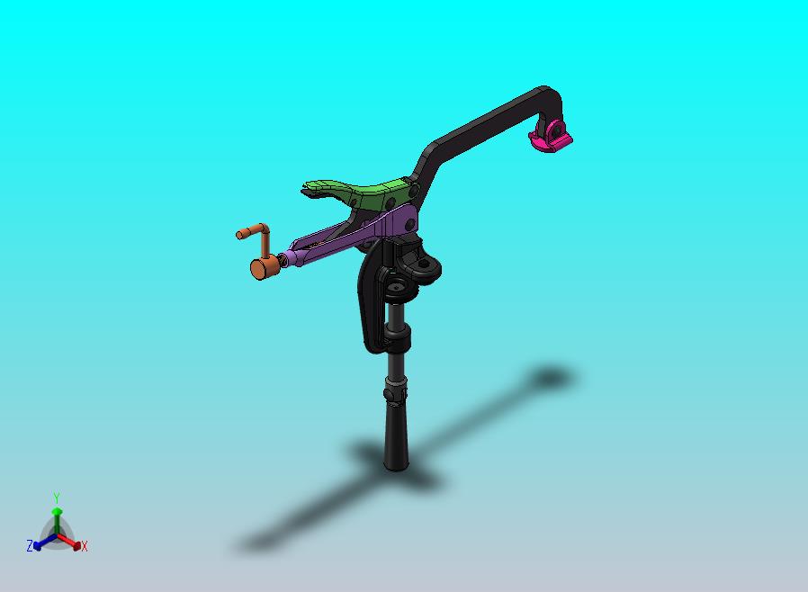 桌上垂直螺丝夹