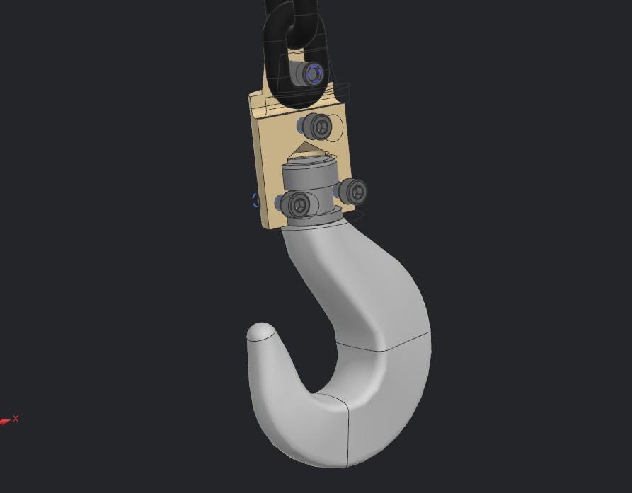 带防扭转功能的旋转链钩