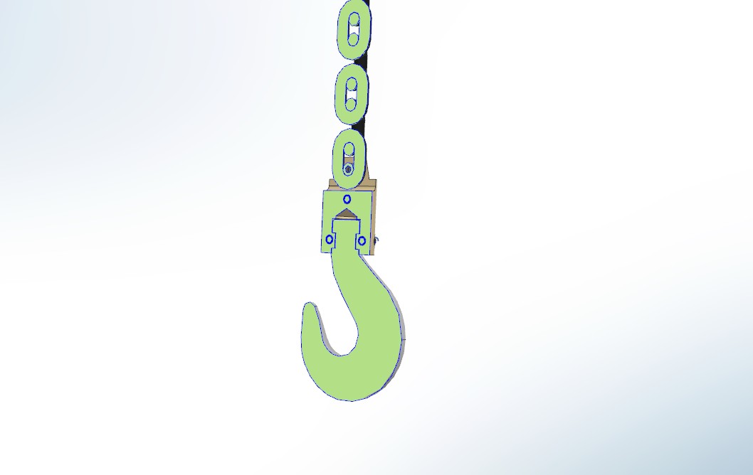 带防扭转功能的旋转链钩