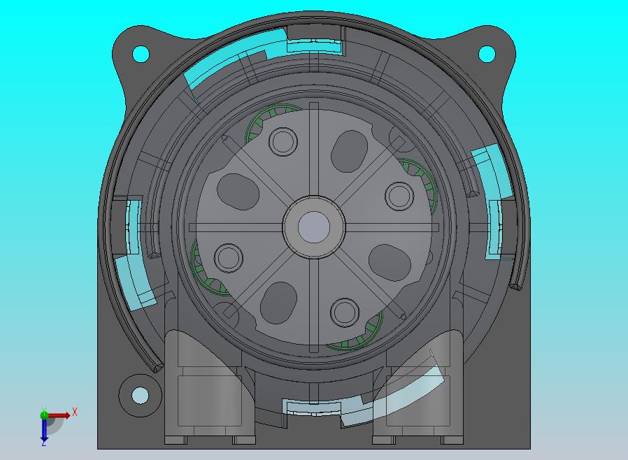 带电机的蠕动泵