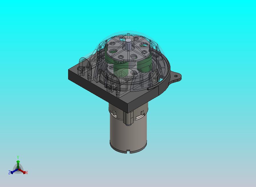 带电机的蠕动泵