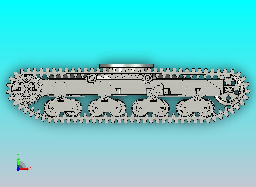 6吨全回转履带车底盘组装