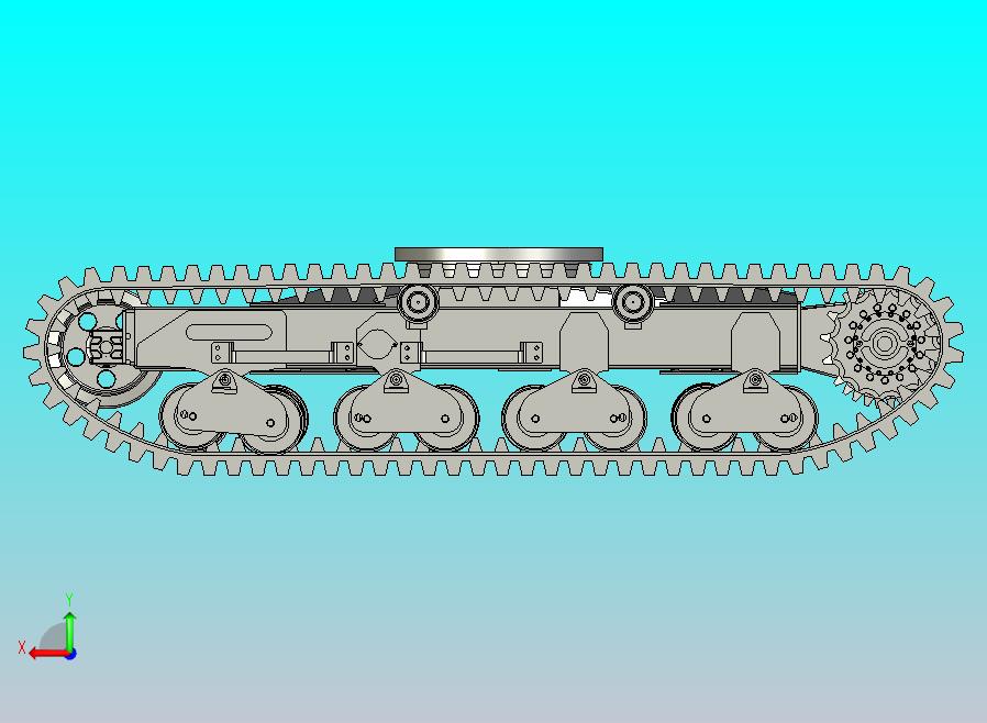 6吨全回转履带车底盘组装