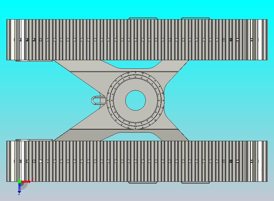 6吨全回转履带车底盘组装