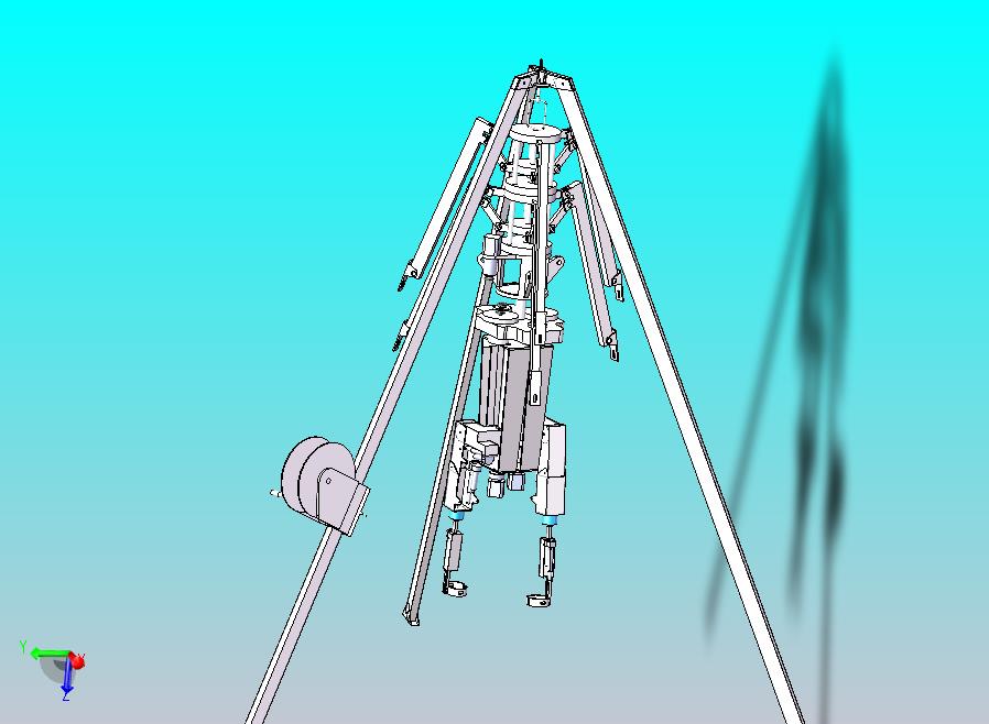 双层伞形井下救援机器人