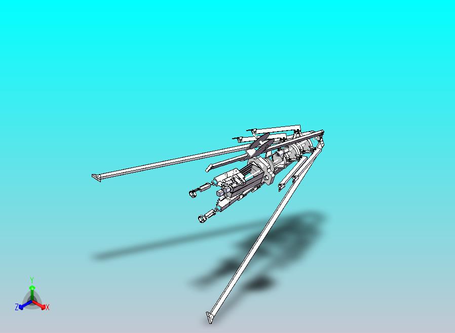 双层伞形井下救援机器人