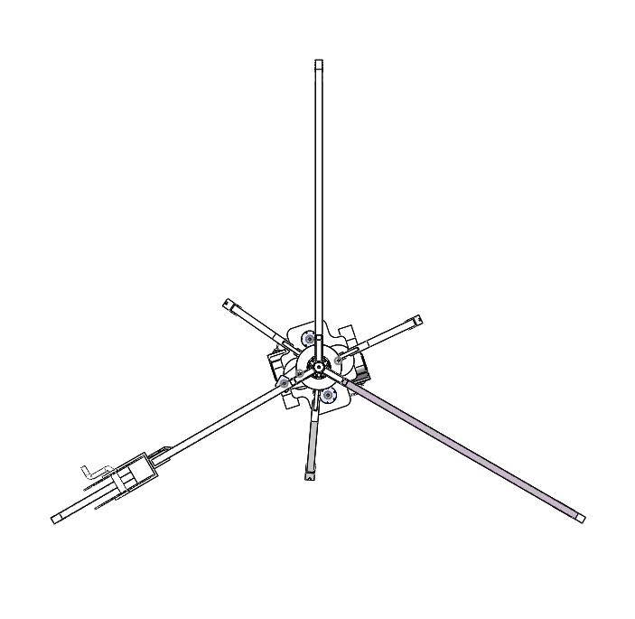 双层伞形井下救援机器人