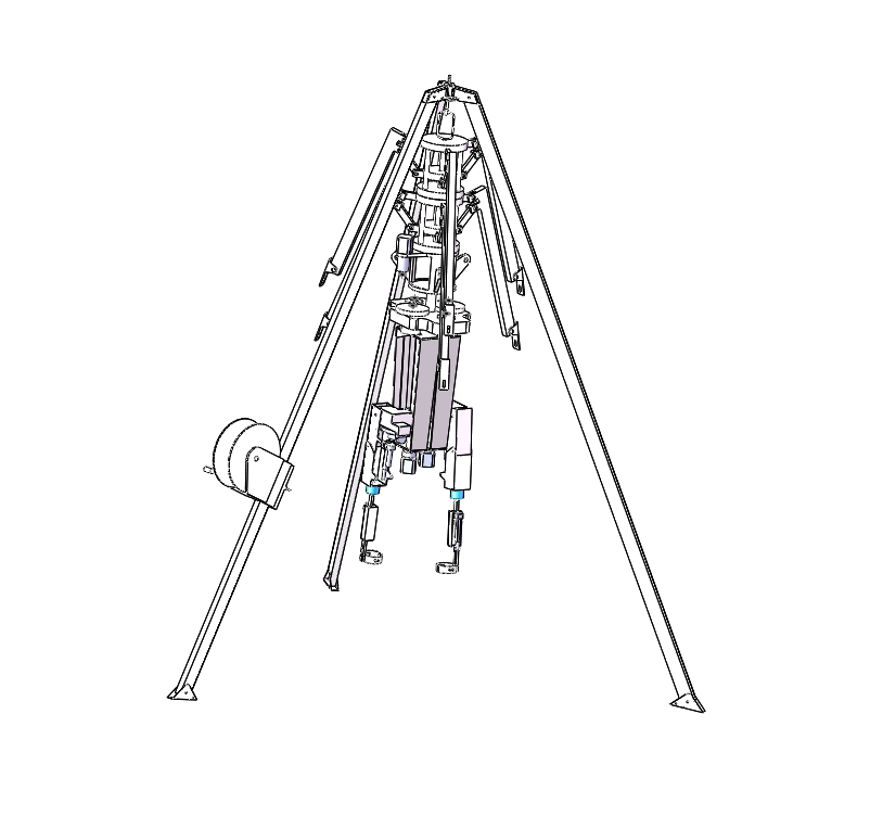 双层伞形井下救援机器人